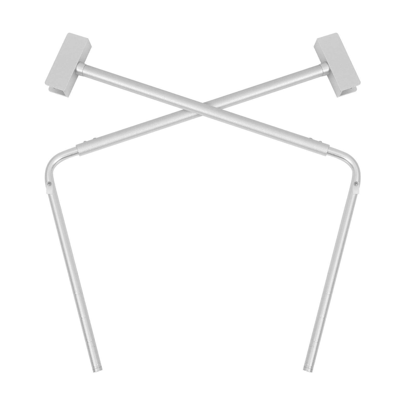 Toyvian 2 Szt. Metalowy Uchwyt Do Lampy Akwarium Regulowany Stojak Do Oświetlenia Akwarium Solidny Wspornik Lamp LED Kompatybilny z Grubości Szkła