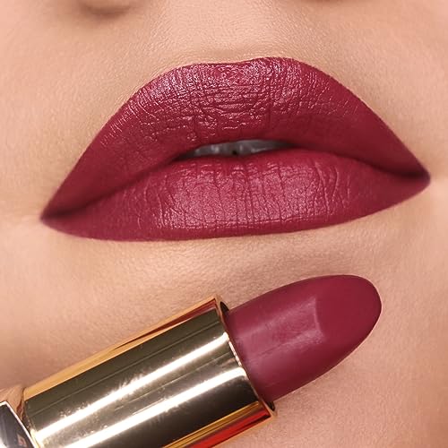 Image of Iba Long Stay Matte Lipstick for Women- M01 Deep Mauve, 4g | Creamy Matte Finish & Smooth Texture | Long-Lasting | Hydrated Lips | Enriched with Vitamin E | Intense Colour & Highly Pigmented | Lip Makeup