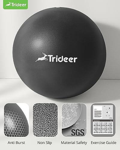 Trideer Pilates Ball 9 Inch With Pump, Core Ball, Mini Pilates Ball For Physical Therapy, Small Exercise Ball Between Knees thumb #5
