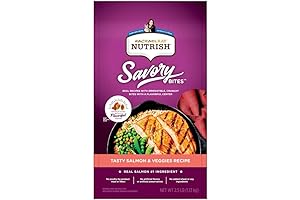 Nutrish Dry Cat Food: Savory Salmon and Veggies Delight