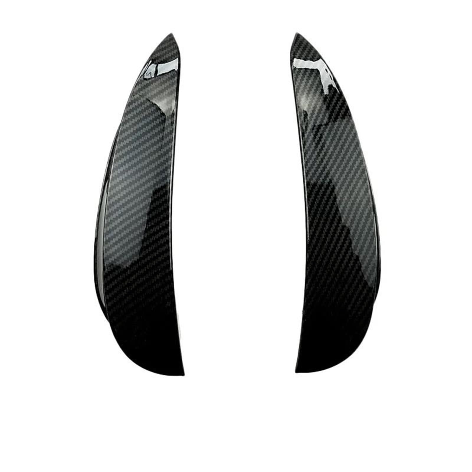 Front Bumper Lip Splitter Protection Front Bumper Air Vent Co Fit For Mercedes For Benz E Class W213 E180 C238 E200 E220 E250 E300 E350 E43 E53 AMG 2016-2019(Carbon Look)