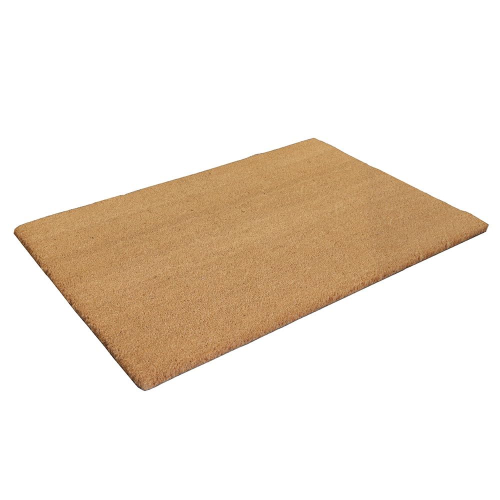 IVOL Kokosmatte - Fußmatte Kokos - 80 x 120 cm - 24 mm - Türmatte für Innen & Außen (Natur)