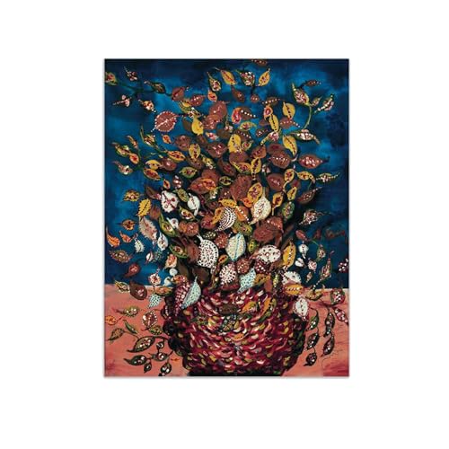Tableau sur toile Le bouquet de feuilles de qualité musée pour décoration murale