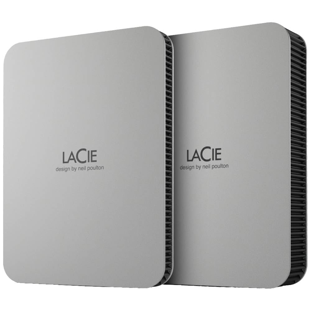Lacie Mobile Drive (2022) Externe Festplatte 2000 Gb Silber (stlp2000400)