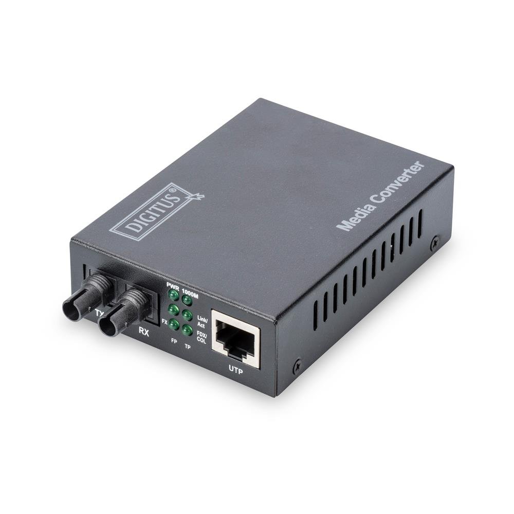 DIGITUS Professional Medienkonverter RJ-45 ST multi-mode bis zu 500 m