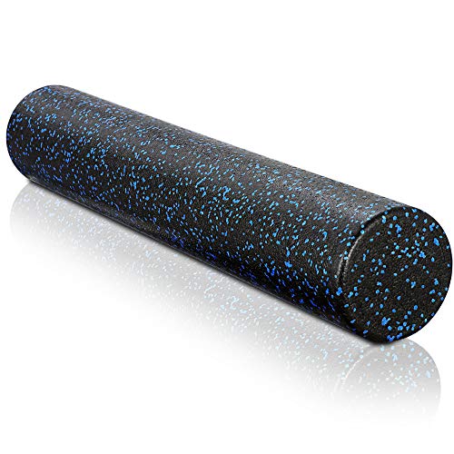Oteymart 36 inch Exercise Foam Roller, Physical Therapy Muscle Roller High Density for Flexibility/Sciatica/Deep Tissue Rehab/Massage, Speckled Colors