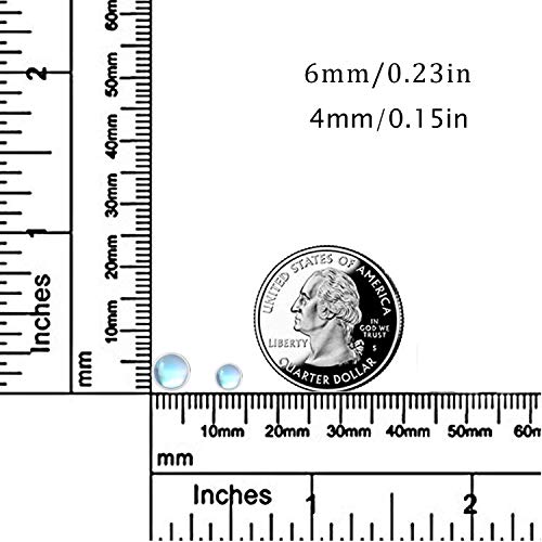 Earrings for Sensitive Ears Synthetic Moonstone Earrings Round Earrings Sterling Silver Stud Earrings for Women2