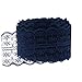 Produktbild Paor 10 Meter Vintage Style Spitzenband Trimmen Braut Hochzeit Scalloped Rand 47mm ... (Navy blau)