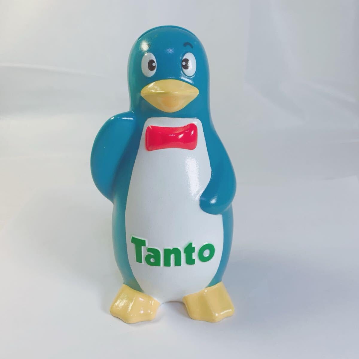 昭和レトロ 当時物　ナショナルノベルティ　スペースペンギン陶器製　貯金箱 Amazon.co.jp: 当時物 ナショナルタント 貯金箱 ペンギン ソフビ