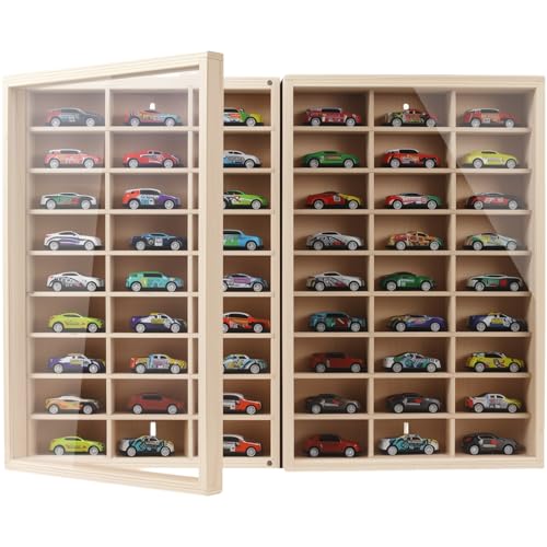 Botyboty Wooden Hot Wheels Display Case