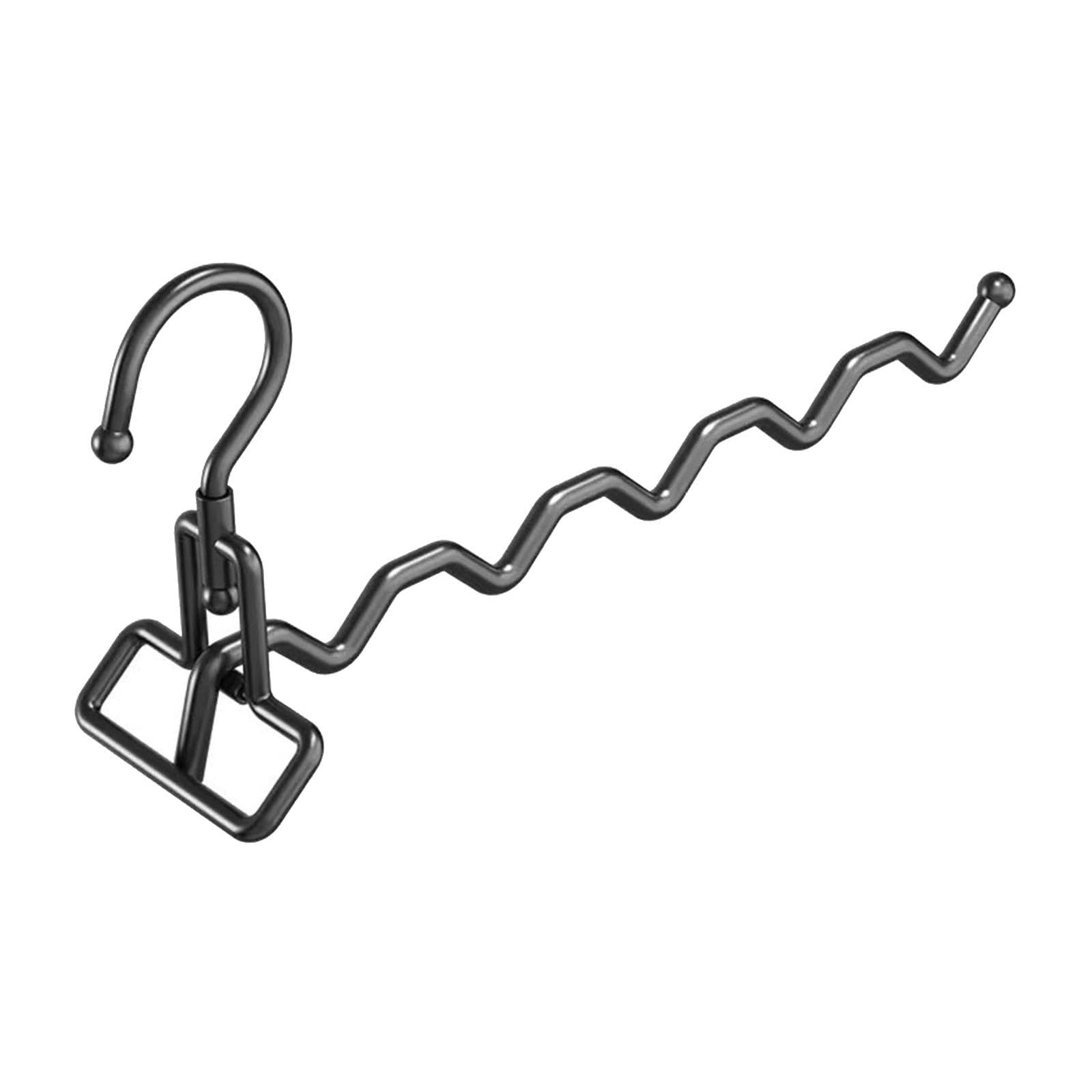 Foldable Clothes Rack Portable Clothes Hanger Laundry Holder for Balcony Black 33x15cm