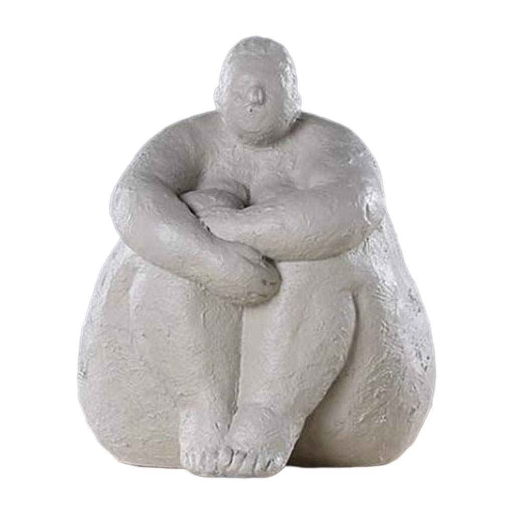 Amazon.co.jp: Fat Woman Figurine Resin Women Model Art Crafts
