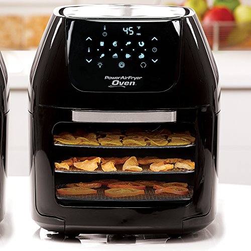 PowerXL Air Fryer Pro, Crisp, Cook, Rotisserie, Dehydrate; 7-in-1 Cooking Features; Deluxe Air Frying Accessories; 3 Recipe Books (8 QT Black) - Thumbnail 3