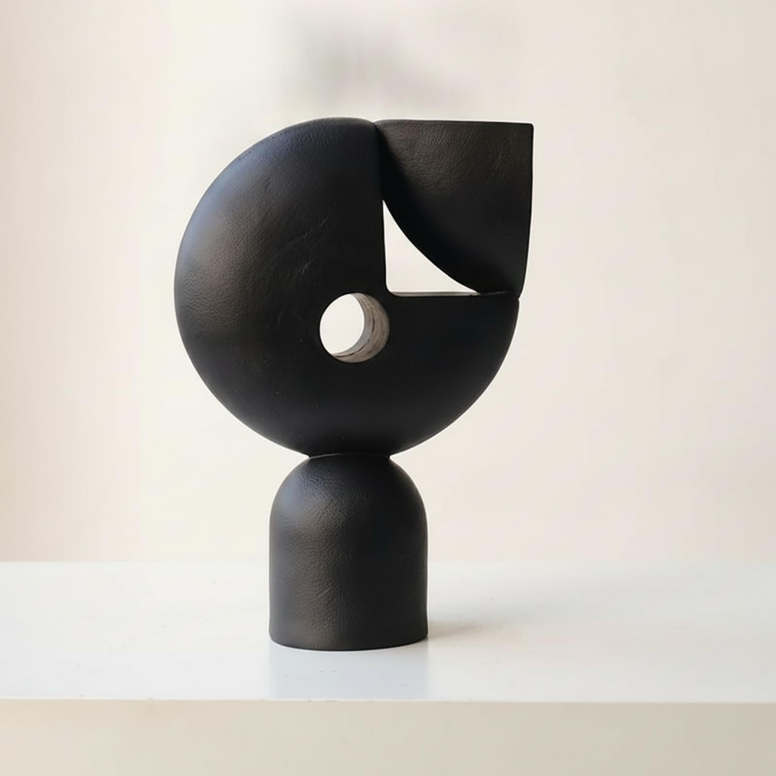 Escultura No Representacional corativa Escultura Resina Figura Geométrica para Salón, Recibidor, Oficina