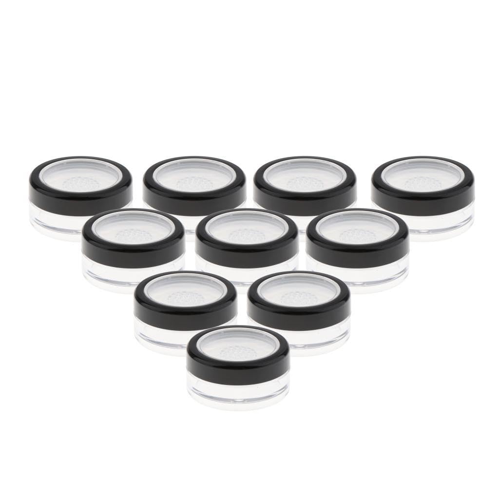 10 lot empty loose powder case blush storage container talcum powder jar 10g