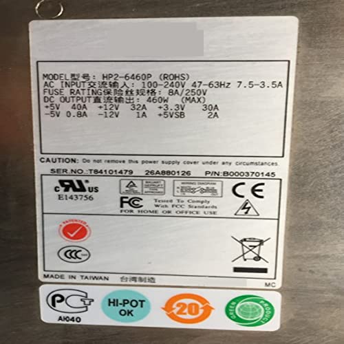 Fuente de poder 460W IndustrialMaker HP2-6460P miniatura 5