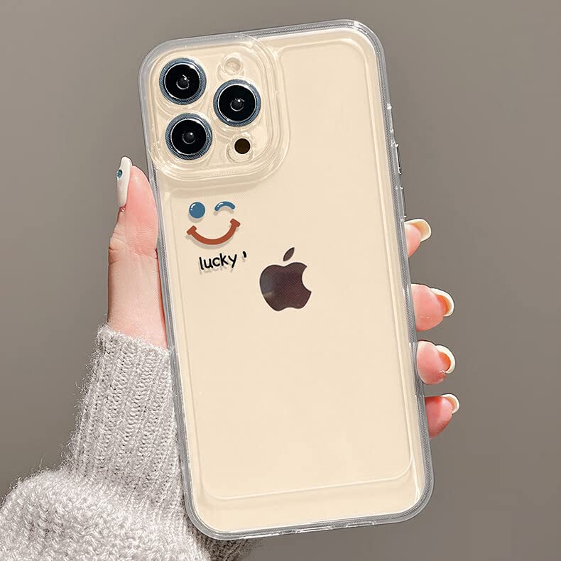 Coque transparente pour iPhone 11 Pro fine et jolie pour femmes et adolescentes