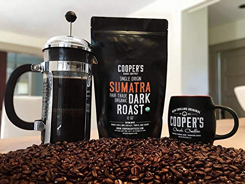 Café Orgánico Tostado Oscuro Sumatra y Kenya AA en Grano miniatura 6