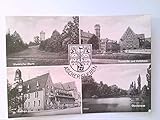  AK. Aschersleben. Mehrbildkarte mit 4 Abb. Wappen. s/w.