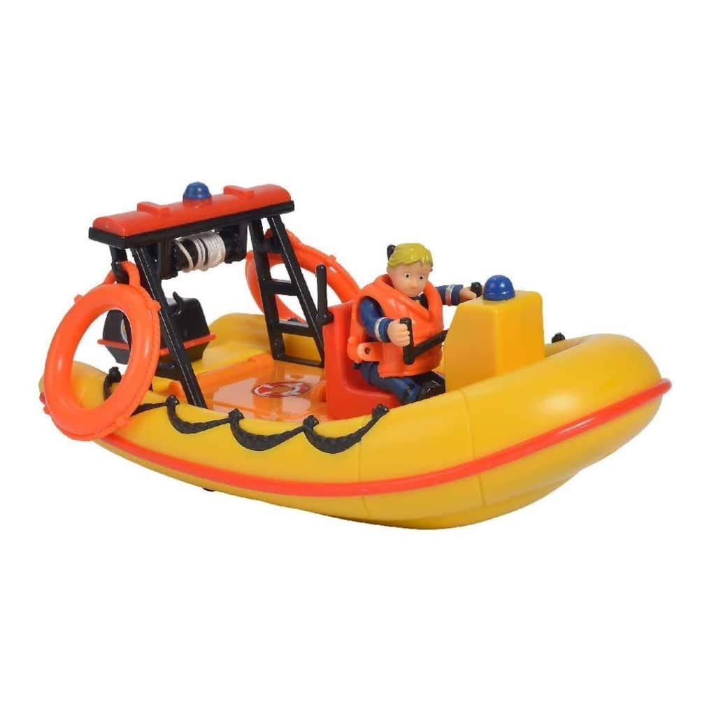 Smoby Simba - Sam Le Pompier - Ocean Bateau Neptune Flottant - Figurine Penny Articulée Incluse - Dès 3 Ans - 109251047038