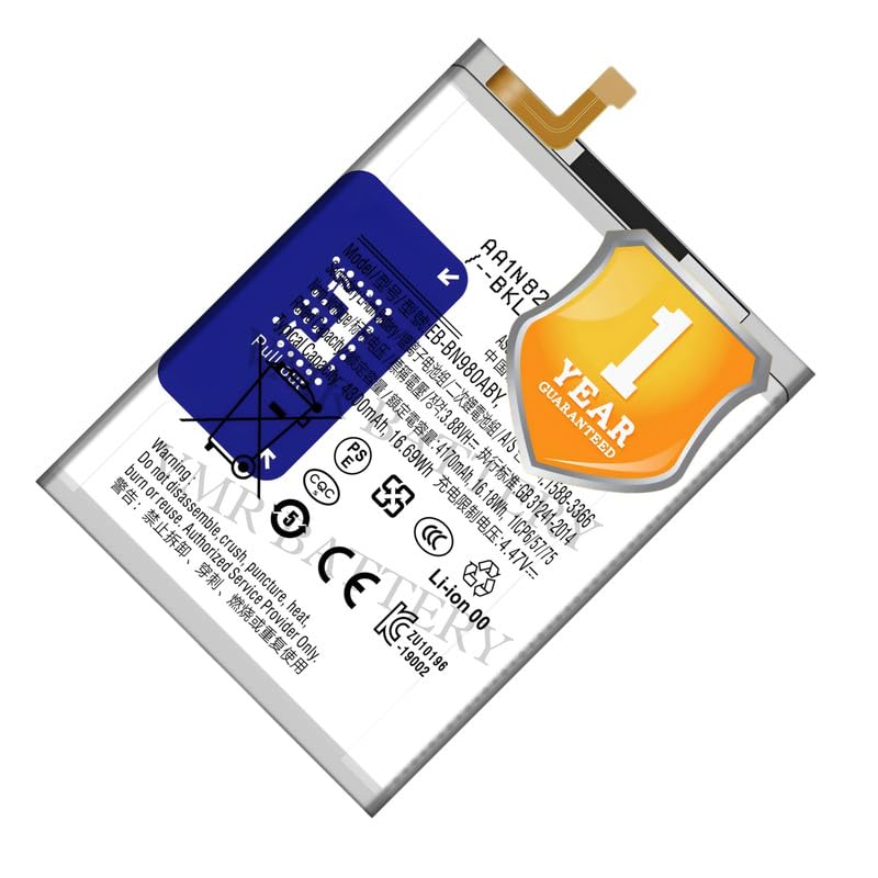 Image of Original EB-BN980ABY Battery Compatible for Samsung Galaxy Note 20 4G (SM-N980F) | Note 20 5G (SM-N981B, SM-N981B /DS, SM-N981U, SM-N981U1, SM-N981W, SM-N9810, SM-N981N) - 4300mAh - 1 Year Warranty K7
