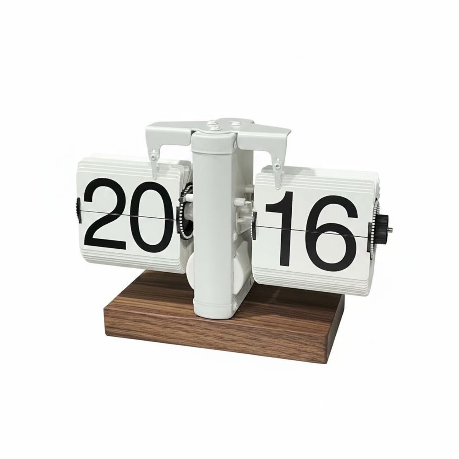 Enakshi Desktop Decoration Retro Flip Desk Timepiece Easy to Read