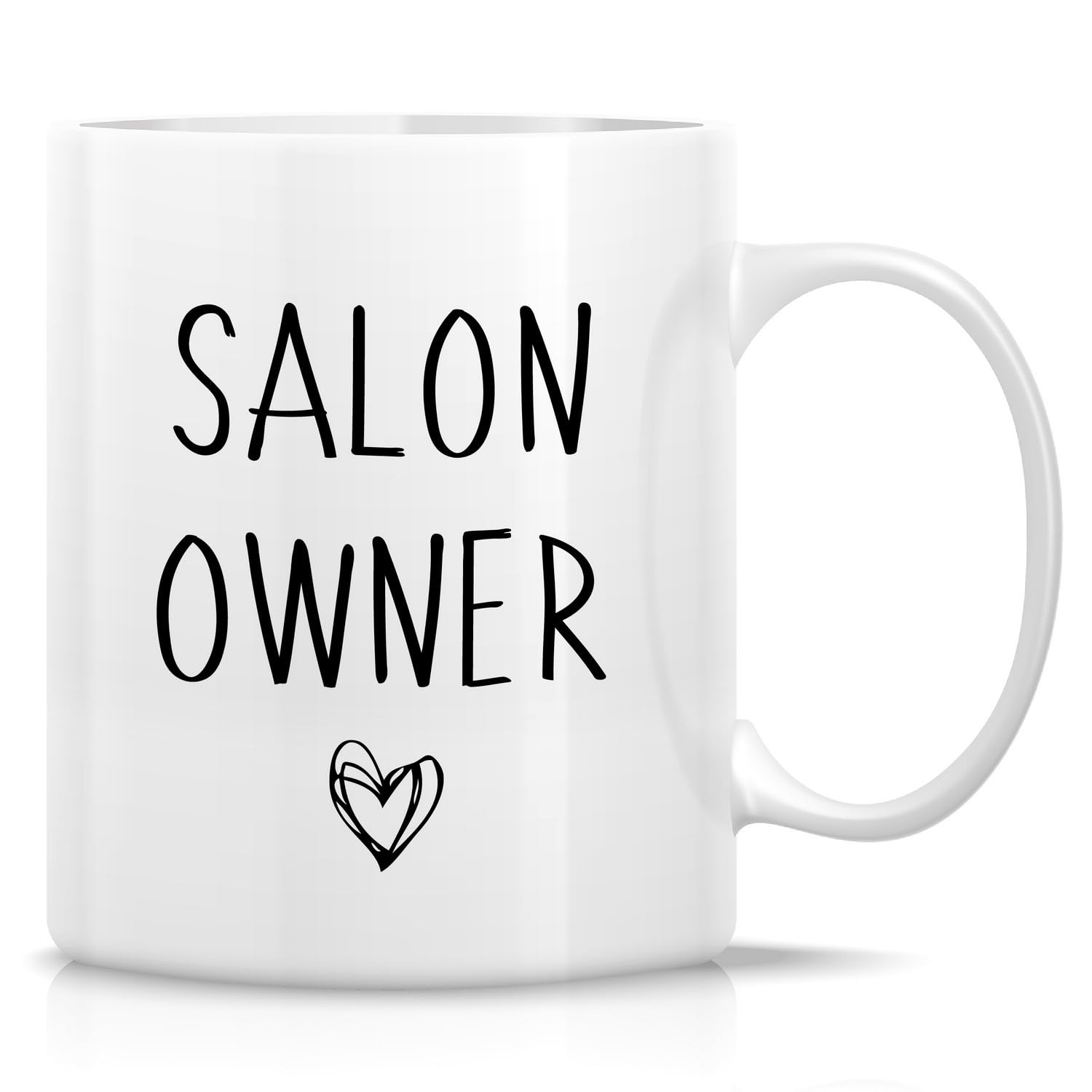 Retreez Funny Salon Owner Mug Gift Boss Lady Hair Beauty Salon Stylist Entrepreneur 11 Oz Ceramic Coffee Mug - Sarcasm Motivational Inspirational
