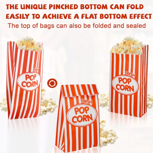 Image of 300 PCS Popcorn Bags for Party 1 Oz Pop Corn Individual Servings Bags Bulk