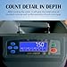 TANOSHII Coin Counter, Sorter, and Wrapper, Sorts up to 270 Coins Per Minute, Comes with 5 Sets of Preformed Wrapper.