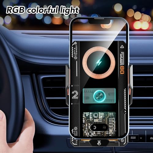 Soporte para automóvil con sujeción automática que soluciona la batería baja con 66W 5