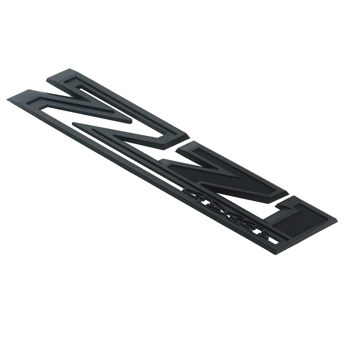 Lot de 2 badges 3D de rechange pour Silverado 1500 2500HD 2019-2022 Z71 4 x 4 (noir mat)