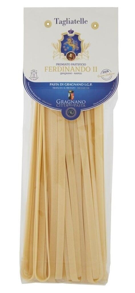 Rummo 12er-Pack Pastificio Ferdinando II Tagliatelle Pasta di Gragnano I.G.P.,Nudeln aus Hartweizengrieß 500g