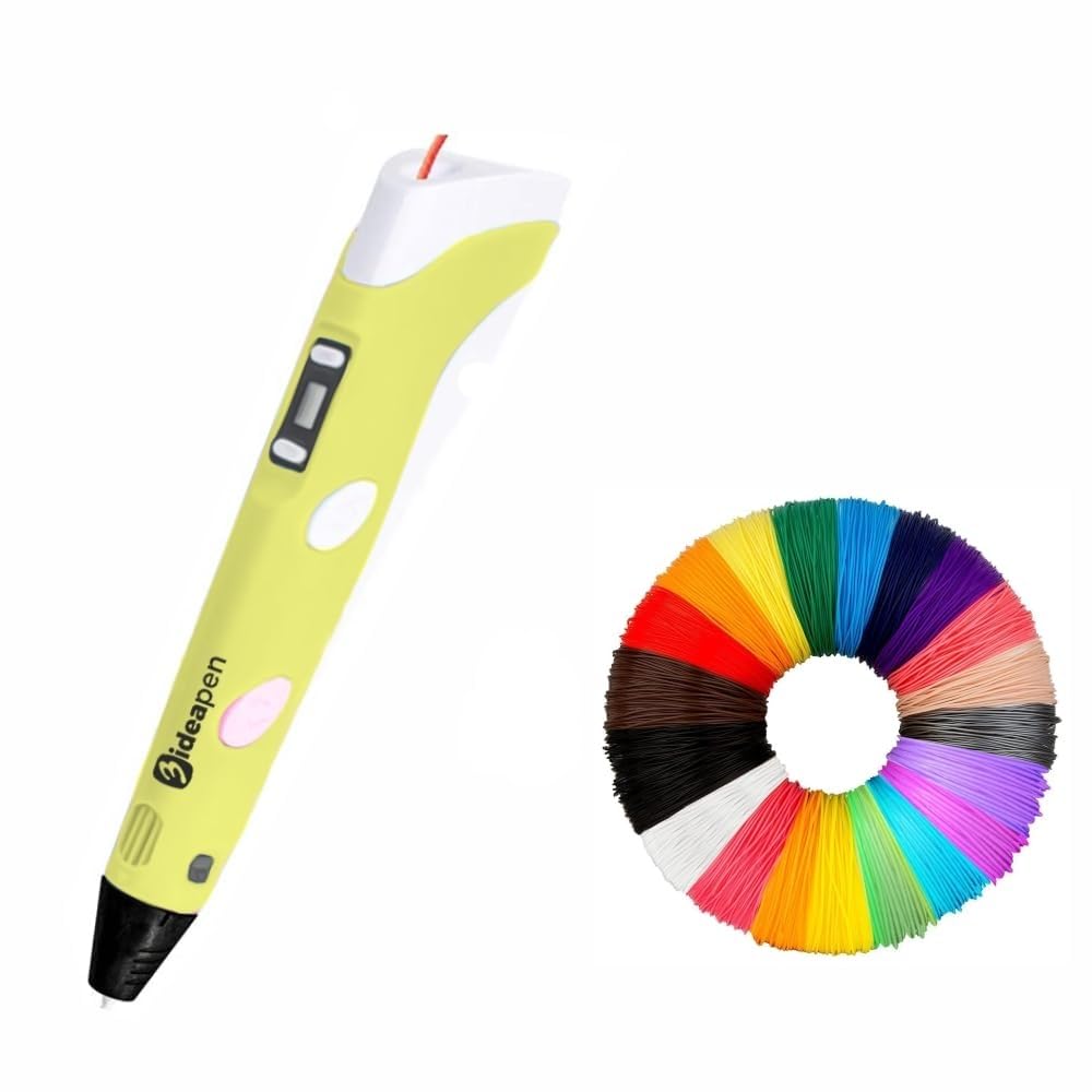 3 idea Imagine Create Print 3D Pen Yellow + Multicolor PLA Filament Set of 16 (Each Filament 5 Meters), 1.75mm (B0CFLLVDQP) Amazon Price History, Amazon Price Tracker