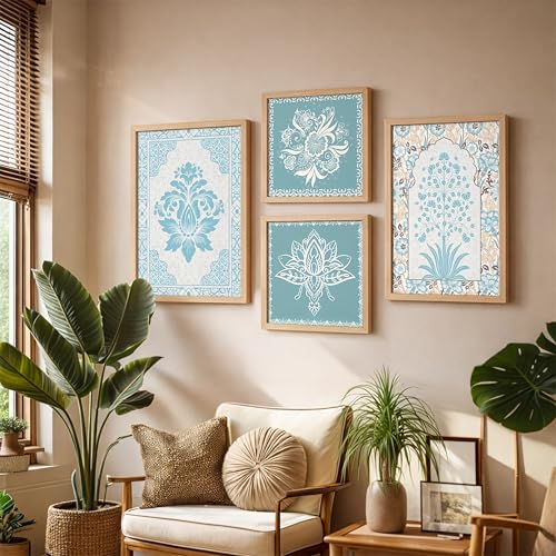 Image of NoWorries Traditional Art Wall Hanging Frames | Pichwai Artwork frames for wall decor | Indian Art Framed Paintings For Home, Living Room, Bedroom Decor