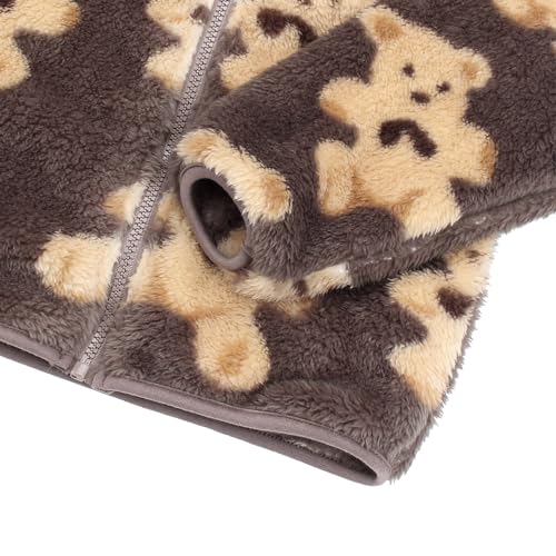 Image of Toddler Girls Boys Fleece Hoody Jacket Zip Up Teddy Coat Warm Winter Outwear