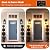 Motion Sensor Outdoor Wall Lights Black, Dusk to Dawn Outside Porch Lights Fixture Wall Mount, Waterproof Exterior Light Fixtures, 2-Pack Matte Black Wall Sconces Lantern for House Patio Garage