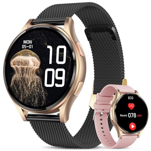 Lgnitek Montre Connect&eacute;e Femme avec ECG+HRV/IMC...