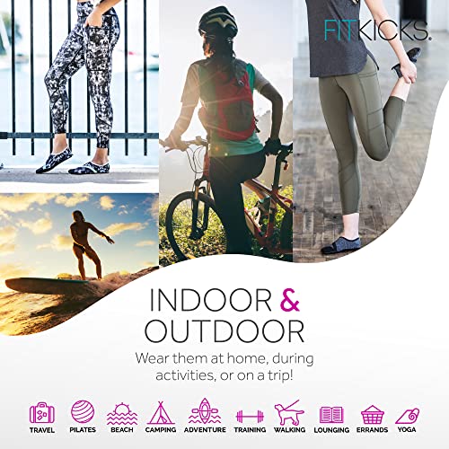 Image of FITKICKS Original Women's Foldable Active Lifestyle Minimalist Footwear Barefoot Yoga Sporty Water Shoes