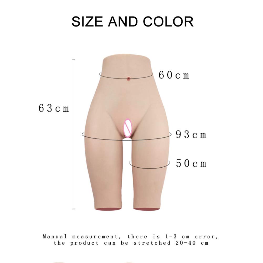 XSWL Silikon Realistic Vagina Höschen Pussy Pants Transgender Sexy Fake Vagina für Shemale Transgender Drag Queen Enhancer Hip Up Unterwäsche
