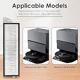 (3 sztuki) Wymienne filtry HEPA S8 MaxV Ultra kompatybilne z Roborock S8 MaxV Ultra/S8 Max Ultra Robot Vacuum, zestaw filtrów, części zamienne, zestaw akcesoriów do filtrów 3 sztuki