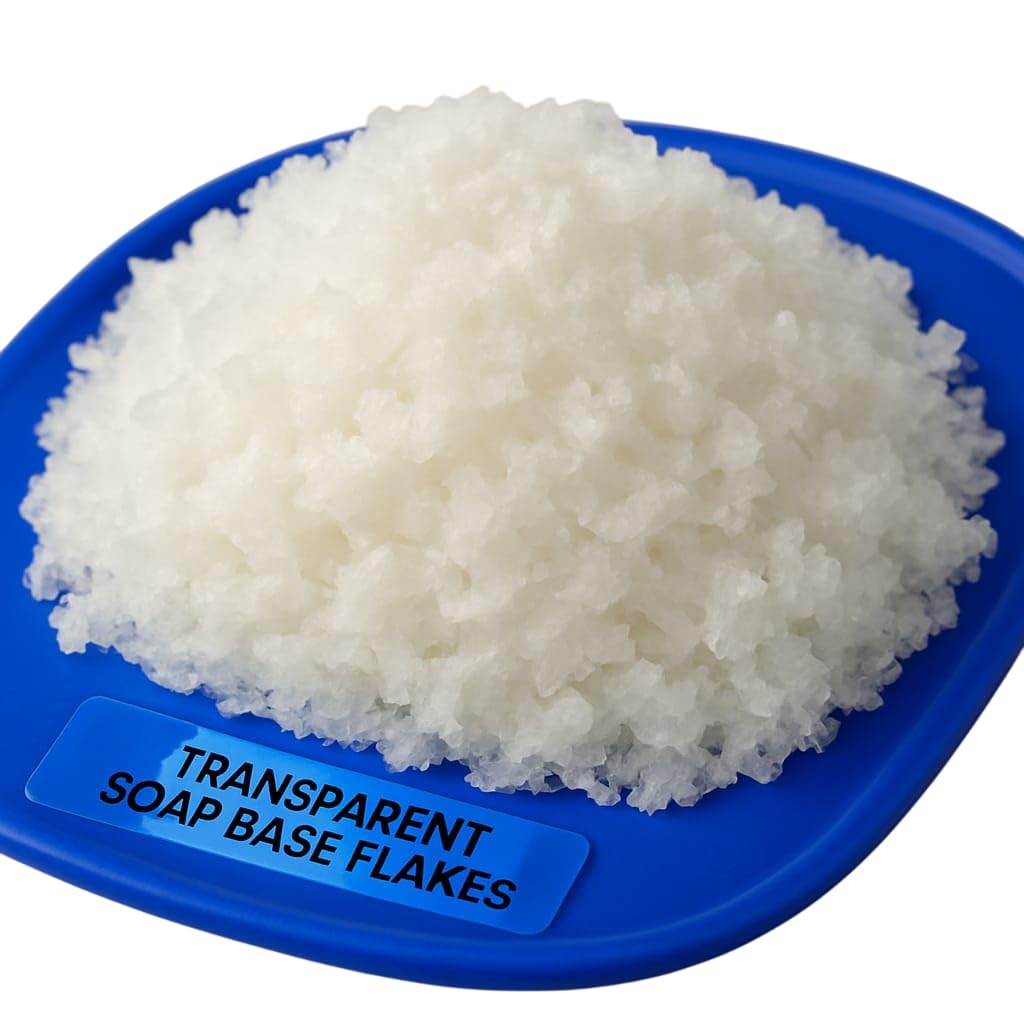 Transparent Soap Base Flakes | Melt and Pour | Premium Quality Glycerin Base | Ideal for DIY Soap Making | Skin-Friendly, Paraben-Free | Easy to Use & Fragrance Compatible (1Kg)-image-4