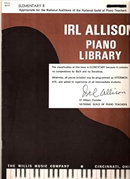 Paperback Irl Allison Piano Library Elementary B, Book
