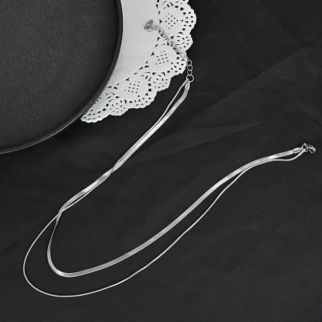 Image of SALTY ALPHA Anti Tarnish Stainless Steel Locket Neck Chain for Men | Stylish Pendant Necklace | Jewellery Accessories for Boys | Minimal Jewelry | Gifts for Boyfriend & Husband | Gift for Diwali, Christmas, Marriage, Birthday, Rakhi