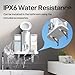 Electric Ear Wax Removal Kit, Ear Irrigation Flushing System with Dual Large Water Tank, 4 Pressure Mode, 2 Tips, Safe Water Ear Cleaner, Effective Ear Flushing Kit for Adults, Waterproof IPX6
