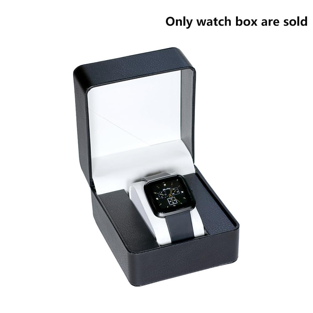 Porta Orologi In Pelle PU Con Cuscino - Scatola Regalo Per Orologi Uomo/Donna, 11x10x7 Cm
