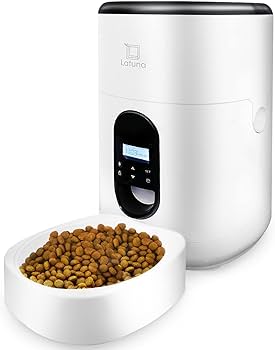 【小動物看護士監修】 自動給餌器 猫 餌 小動物用 犬 ４L大容量 タイマー式 Amazon | 【小動物看護士監修】 自動給餌器 猫 餌 小動物用 自動