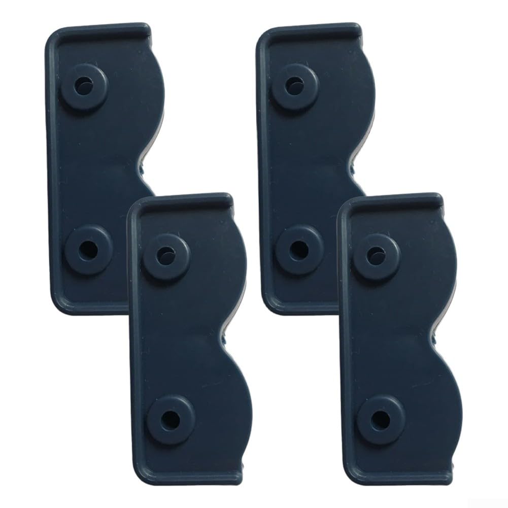 4Pcs 2-Way Pop-up Gazebo Replacement Connector, Outdoor Tent Accessories Rectangular Bracket For Gazebo Tent, Patio Umbrella, Black