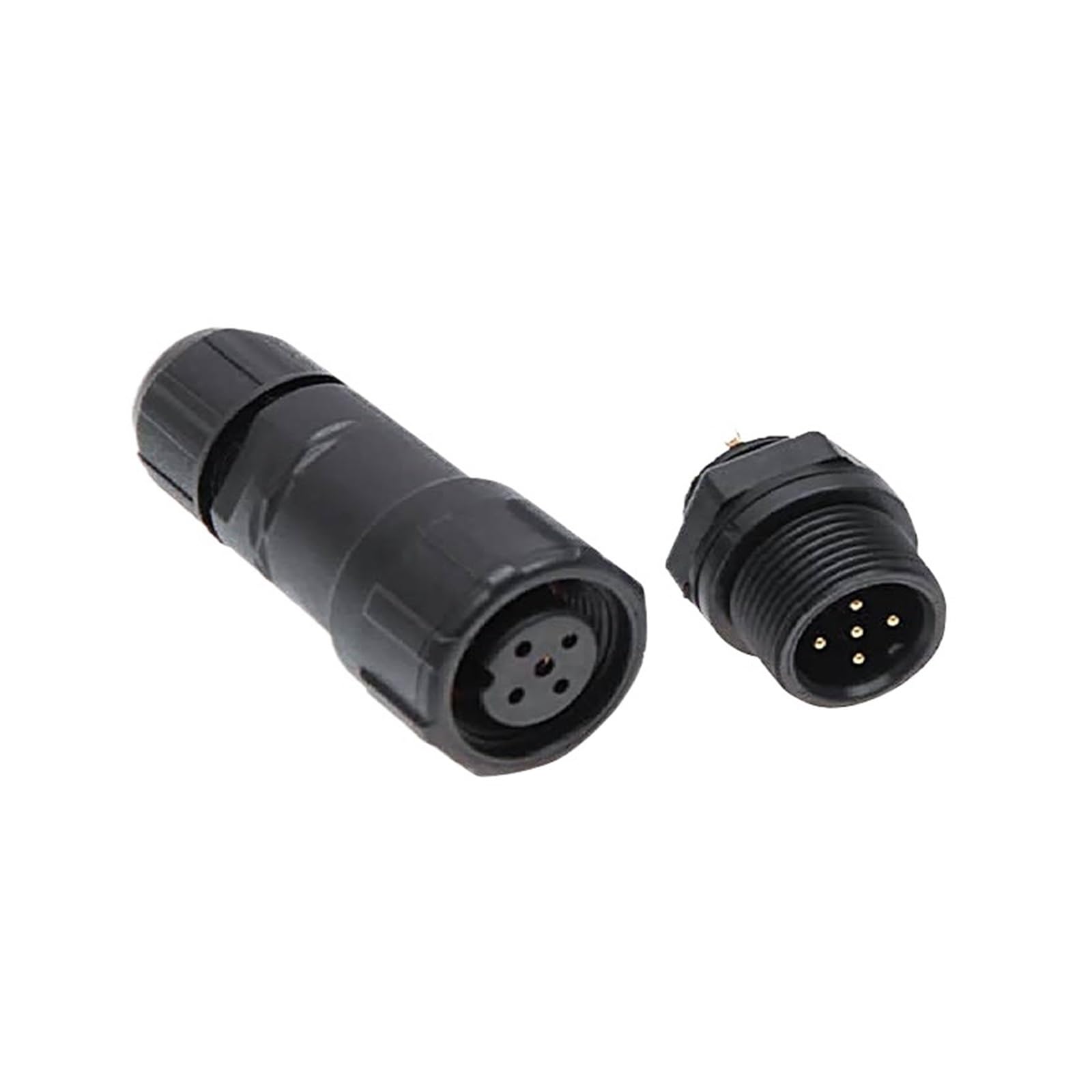 Connecteur aviation M14 IP67 étanche 2 broches avec isolation maximale
