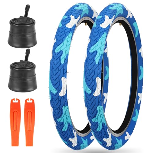 MEGHNA BMX Bike Tire 20 x 2.35 inch High Traction Foldable Tire Set 20 inch Replacement 60-406 mm...