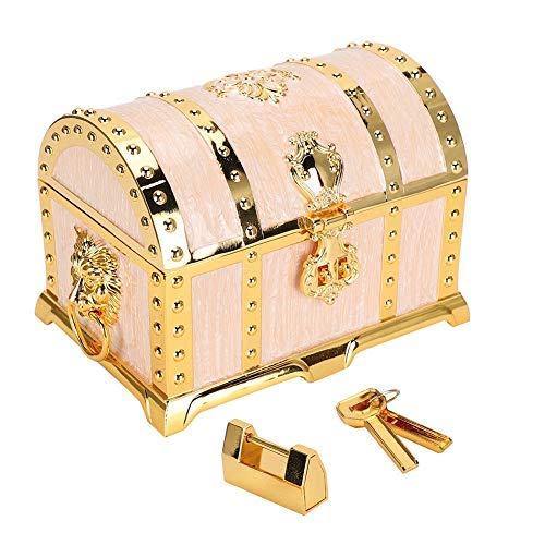 Preisvergleich Produktbild Betued Schmuckschatulle, Sammelbox, Schmuckkasten Schmuckkoffer Abschließbare Aufbewahrungsbox Für Schmuck Vintage Schmuckschatulle Für Ohrringe Halsketten Armbänder Geschenk Für Die Liebsten